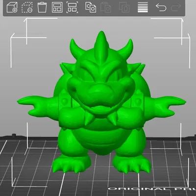 Mô hình Minix Bowser in 3D chi tiết - Nhân vật biểu tượng cho fan Mario