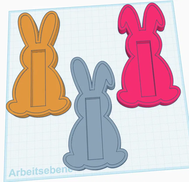 Giá đỡ sô-cô-la hình chú thỏ xinh xắn cho Lễ Phục Sinh - Image 2