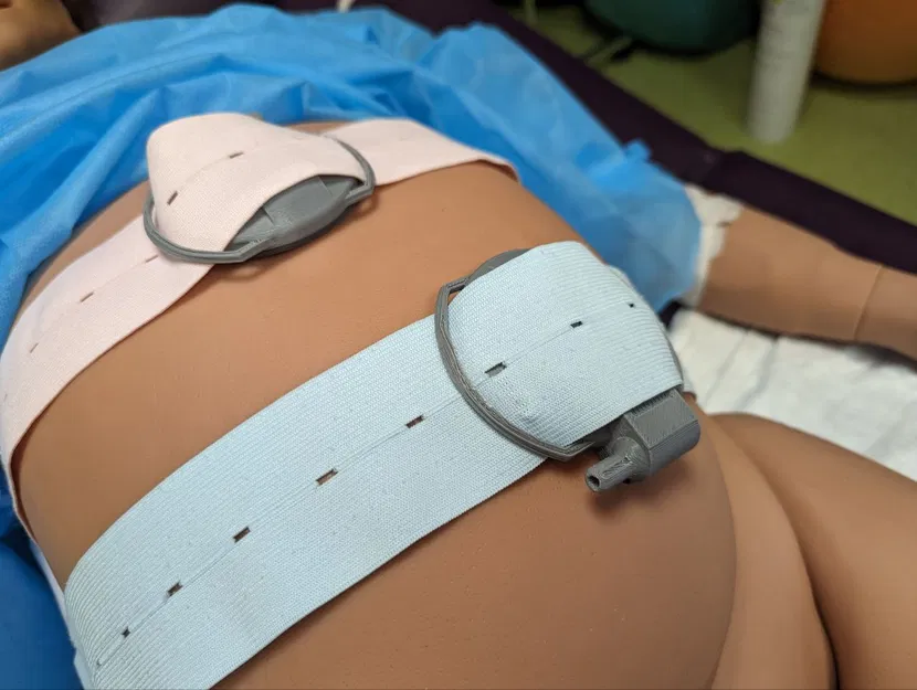 Mô hình đầu dò máy theo dõi tim thai CTG cho mô phỏng y tế - Image 1