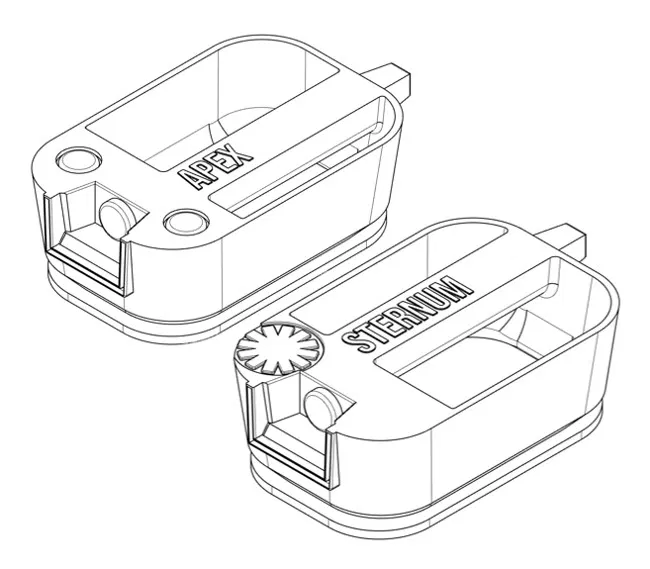 Mô hình tay cầm sốc điện (defibrillator paddles) dùng cho mô phỏng lâm sàng - Image 4
