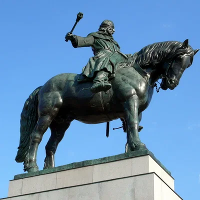 Mô hình 3D Tượng đài lịch sử Jan Žižka cưỡi ngựa