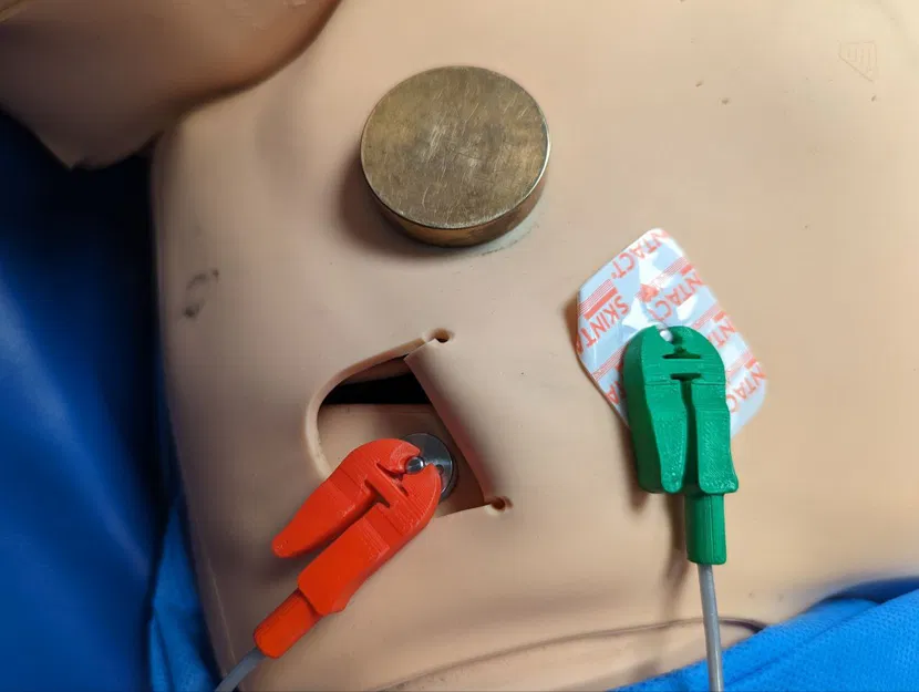Mô hình kẹp điện cực ECG dùng cho mô phỏng y tế - Image 4