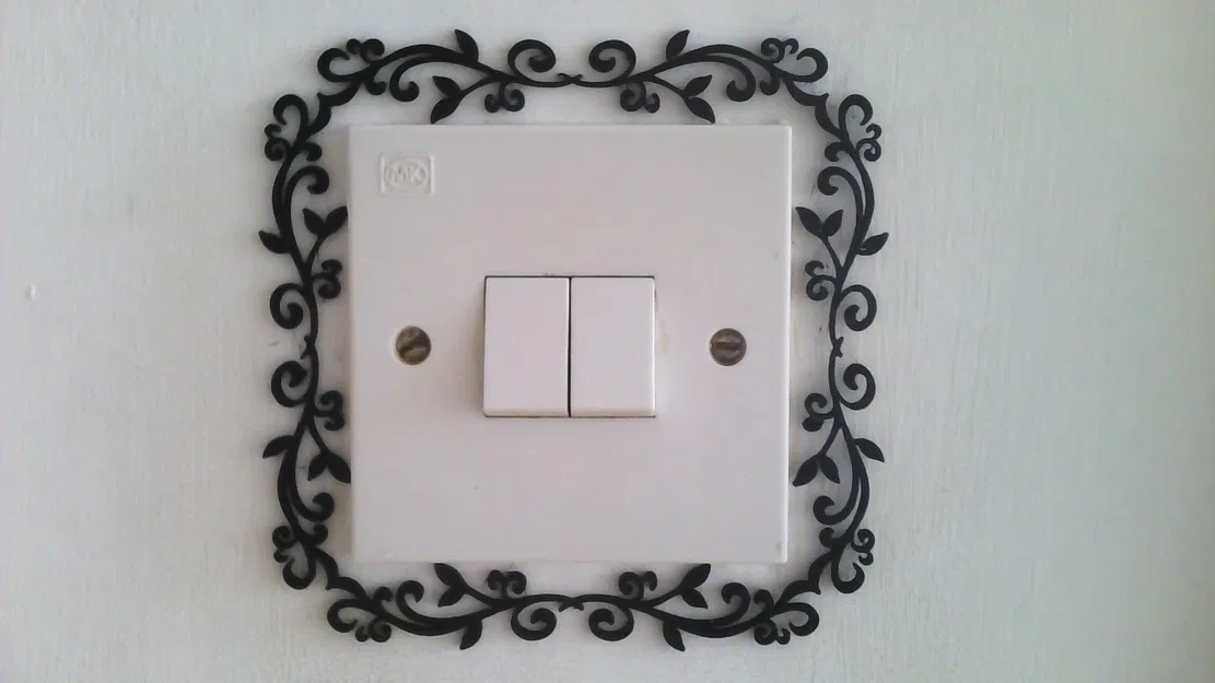 Khung công tắc đèn kiểu Anh (UK Light Switch Frames) - Image 1