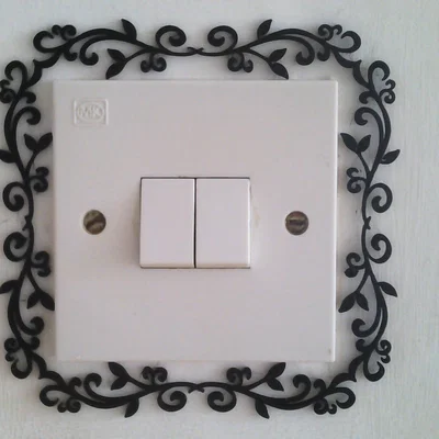 Khung công tắc đèn kiểu Anh (UK Light Switch Frames)