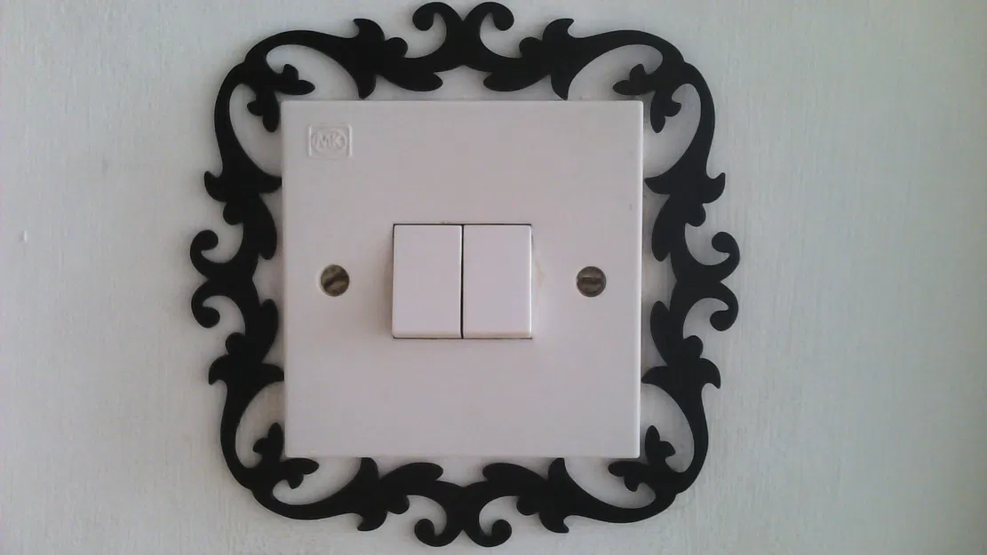 Khung công tắc đèn kiểu Anh (UK Light Switch Frames) - Image 2
