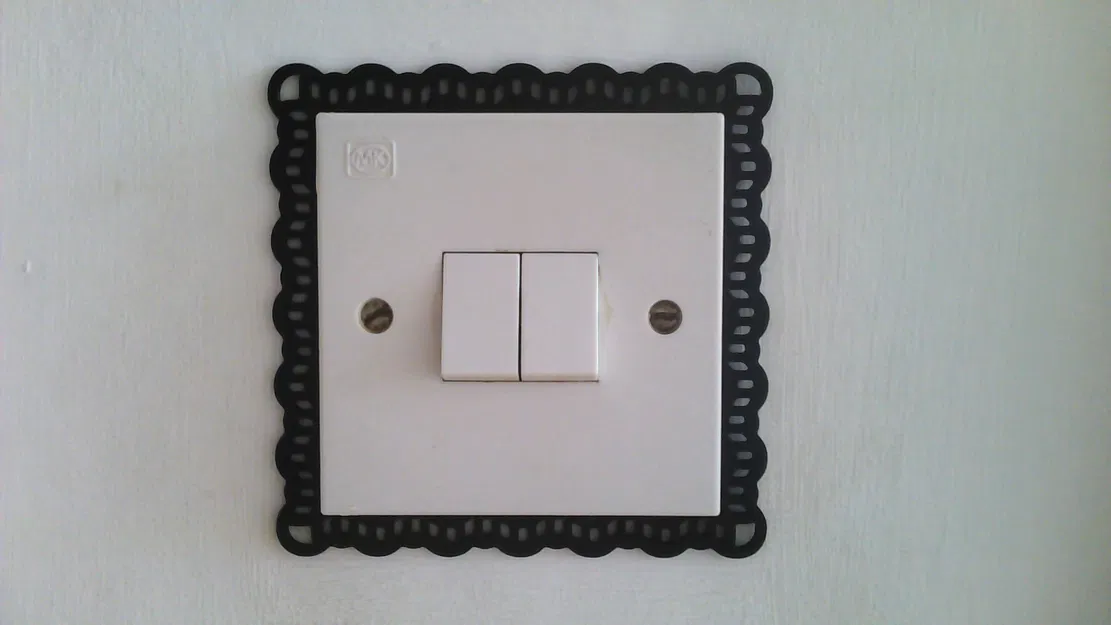 Khung công tắc đèn kiểu Anh (UK Light Switch Frames) - Image 3