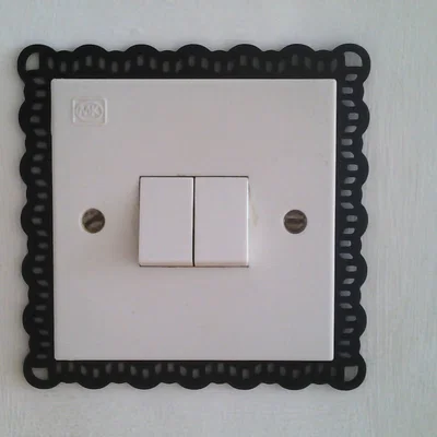 Khung công tắc đèn kiểu Anh (UK Light Switch Frames)