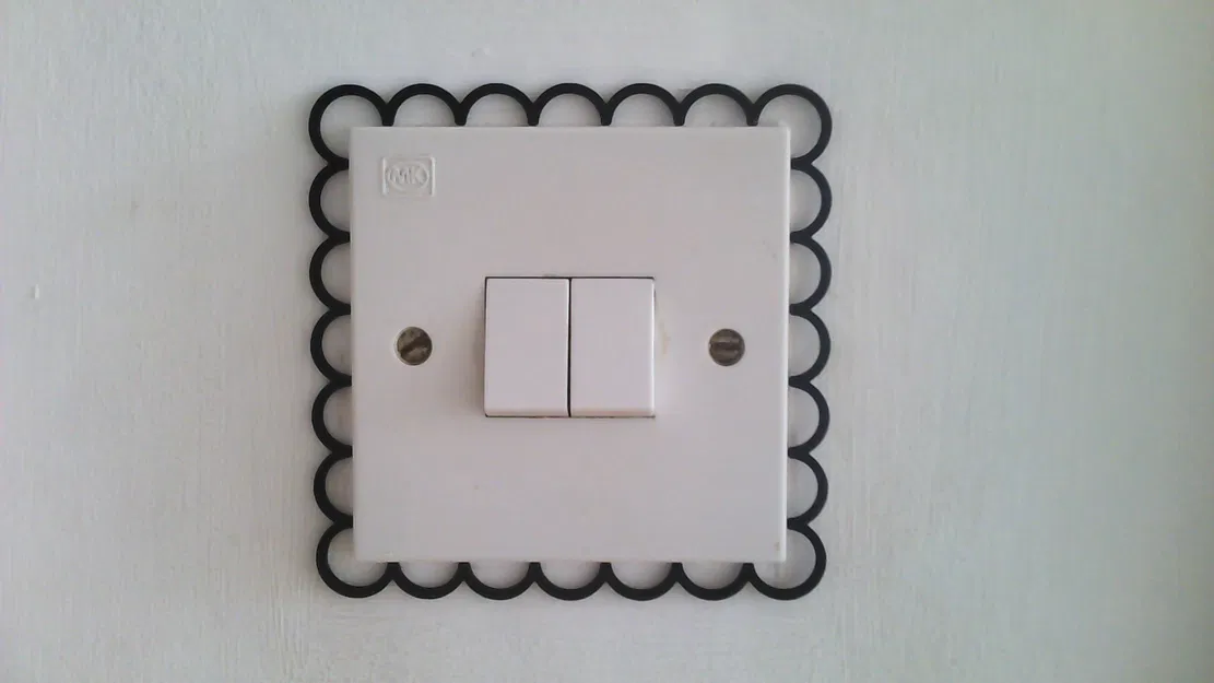 Khung công tắc đèn kiểu Anh (UK Light Switch Frames) - Image 4