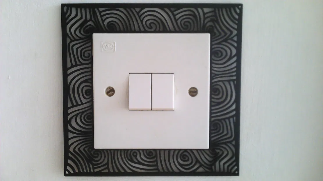 Khung công tắc đèn kiểu Anh (UK Light Switch Frames) - Image 5