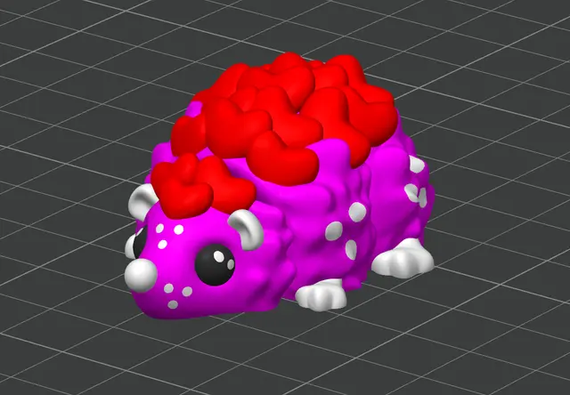 Love Hedgehog Articulated Flexi Mini - Chú Nhím Nhỏ Đáng Yêu - Image 4