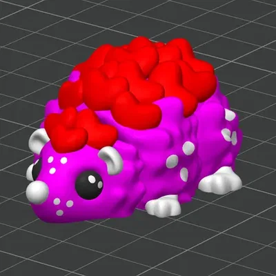 Love Hedgehog Articulated Flexi Mini - Chú Nhím Nhỏ Đáng Yêu