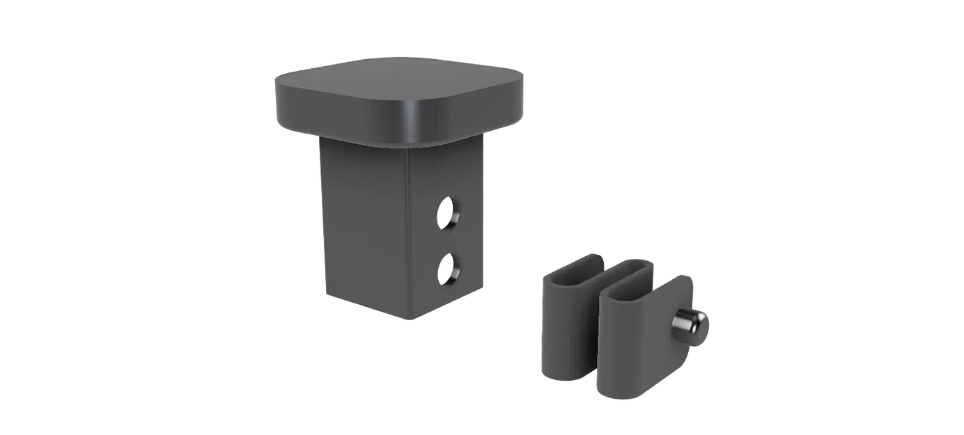 Nắp đậy móc kéo 2 inch 3D cho ô tô - Dễ lắp đặt với lò xo thông minh - Image 1