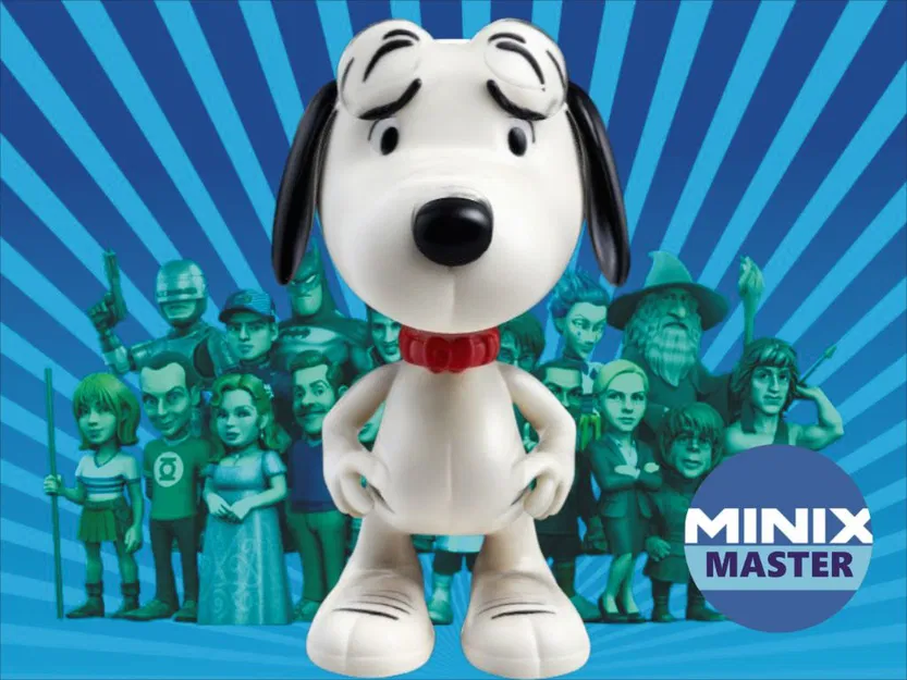Mô hình 3D nhân vật Snoopy phong cách Minix cực dễ thương - Image 1
