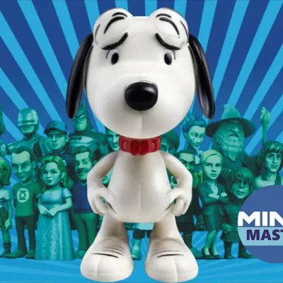 Mô hình 3D nhân vật Snoopy phong cách Minix cực dễ thương