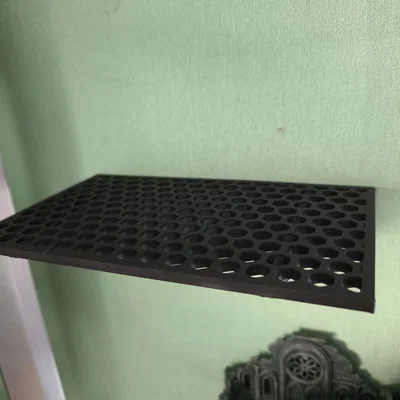 Kệ Treo Tường Tổ Ong 20cm x 12cm In 3D Độc Đáo và Gọn Gàng
