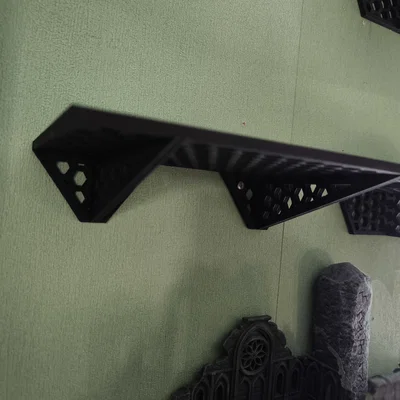 Kệ Treo Tường Tổ Ong 20cm x 12cm In 3D Độc Đáo và Gọn Gàng
