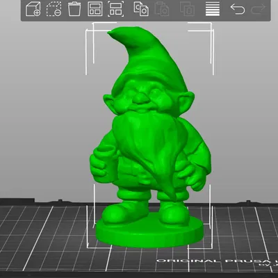 Mô hình 3D chú lùn Minix Garden Gnome dễ thương để trang trí