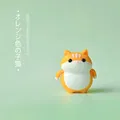 Mô hình mèo cam mini bỏ túi có khớp cử động đáng yêu - Thumbnail 1