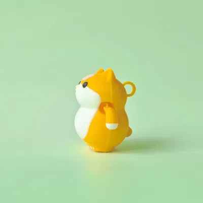 Mô hình mèo cam mini bỏ túi có khớp cử động đáng yêu