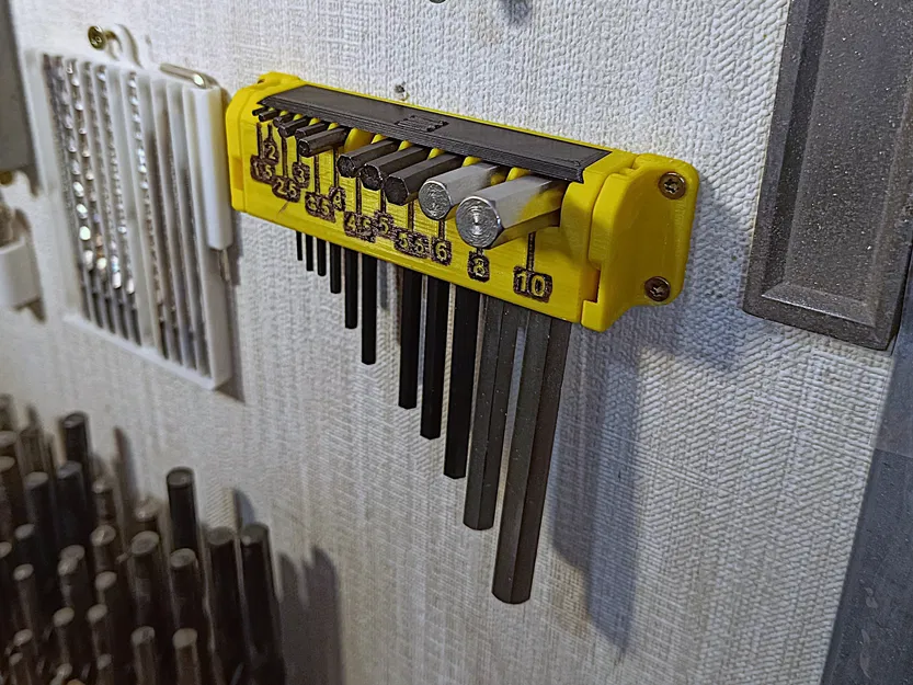 Giá đỡ bộ lục giác (Hex/Allen key) treo tường - Image 1