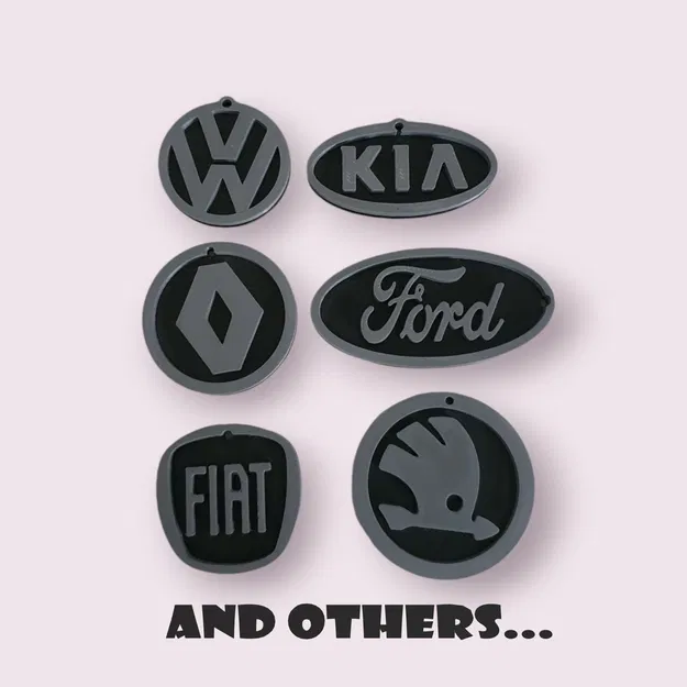 Móc khóa logo xe hơi (tùy chọn dòng xe) - Image 1