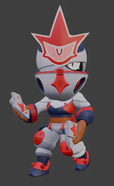 Mô hình 3D Tara Urban Ninja trong Brawl Stars cực chất - Image 1