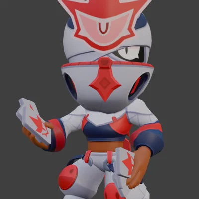 Mô hình 3D Tara Urban Ninja trong Brawl Stars cực chất