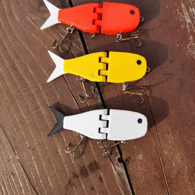 Mồi giả câu cá Mini Glide Bait in 3D