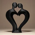 Tượng Cặp Đôi Lãng Mạn - Romantic Couple Decor - Thumbnail 1