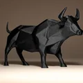 Bull Decor - Mô hình trang trí chú bò mạnh mẽ - Thumbnail 1