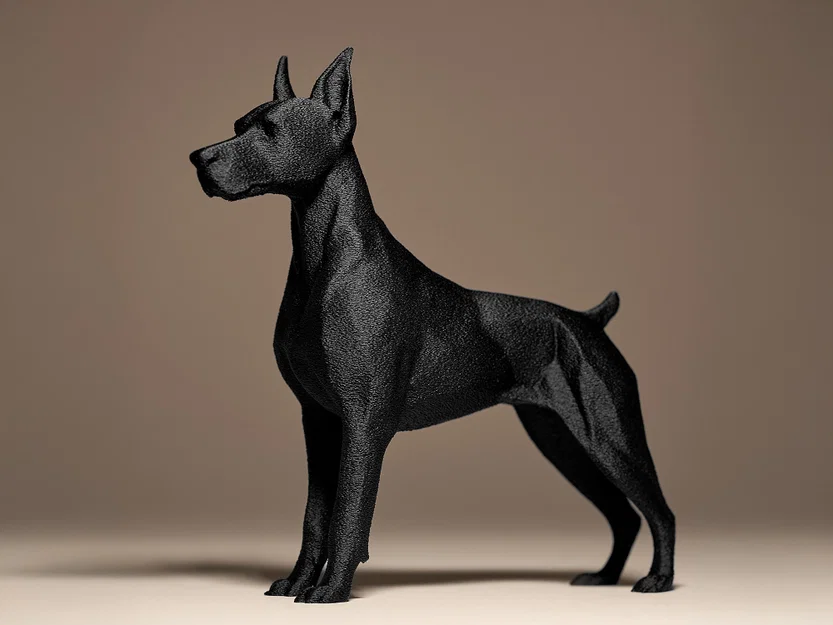 Tượng trang trí chó Doberman - Image 1