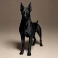 Tượng trang trí chó Doberman - Thumbnail 2