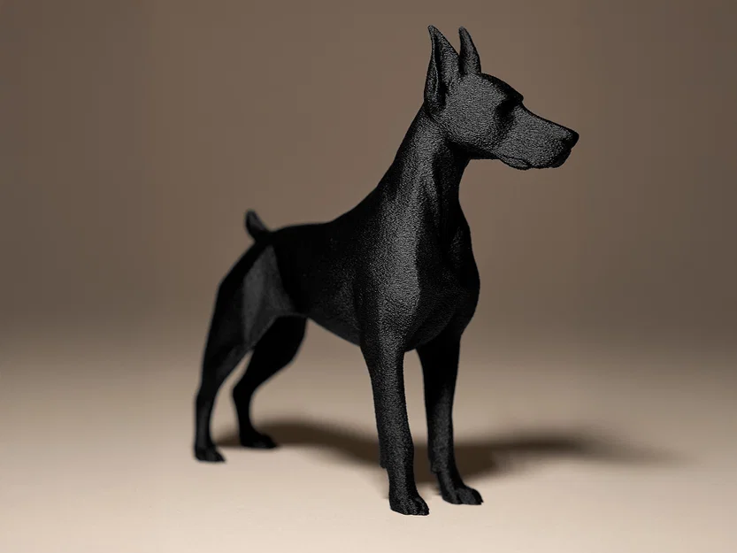 Tượng trang trí chó Doberman - Image 3