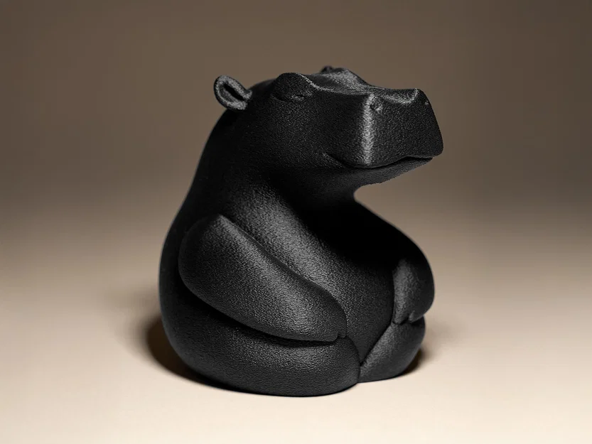 Tượng Hà Mã Trang Trí - Hippo Decor - Image 1