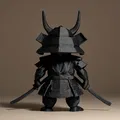 Mô hình trang trí Samurai thu nhỏ (Mini Samurai Decor) - Thumbnail 2