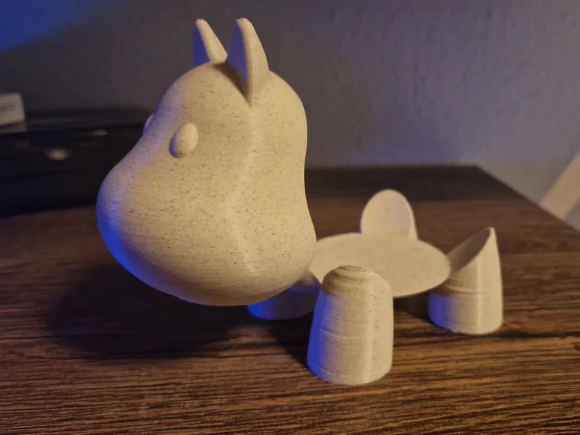 Giá đỡ Echo Dot 4 hình Hà mã, bản chia tách mới giúp in dễ dàng hơn - Image 4