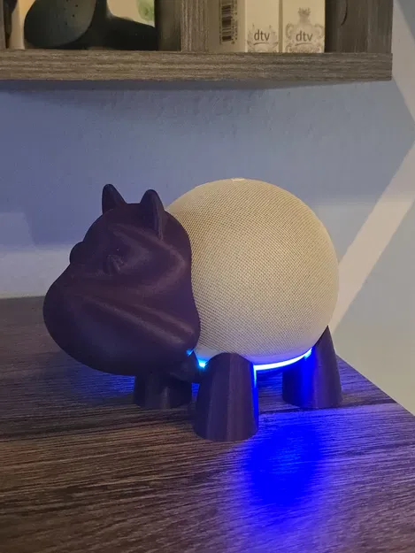 Giá đỡ Echo Dot 4 hình Hà mã, bản chia tách mới giúp in dễ dàng hơn - Image 5