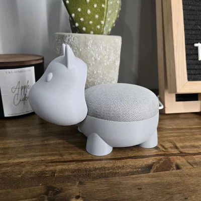 Đế giữ loa Google Home Mini/Nest Mini hình chú hà mã siêu dễ thương