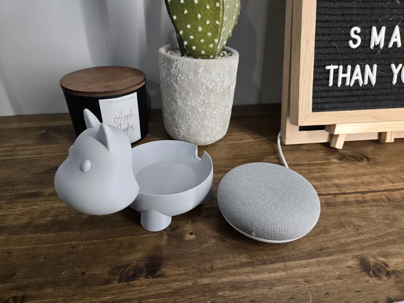 Đế giữ loa Google Home Mini/Nest Mini hình chú hà mã siêu dễ thương - Image 4