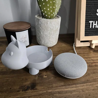 Đế giữ loa Google Home Mini/Nest Mini hình chú hà mã siêu dễ thương
