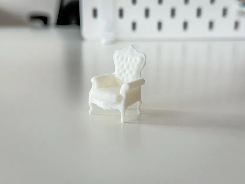 Ghế mô hình tí hon cho Diorama / Nhà búp bê - Image 1