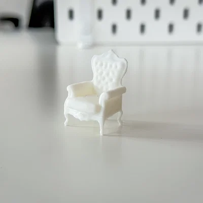 Ghế mô hình tí hon cho Diorama / Nhà búp bê