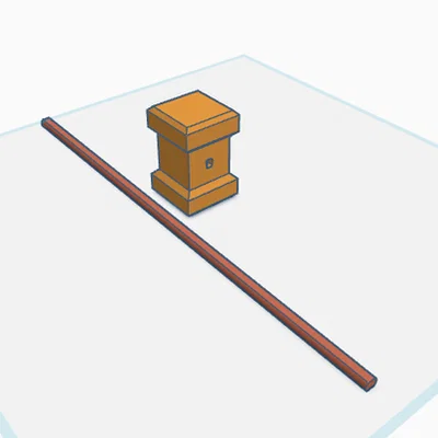 Mô hình búa cầm tay cho Dummy 13 in 3D