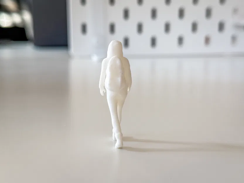 Mô hình cô gái/học sinh/khách du lịch thu nhỏ cho sa bàn (phiên bản II) - Image 3