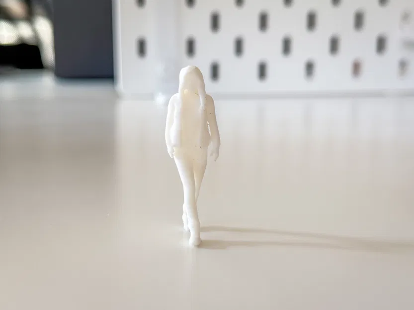 Mô hình cô gái/học sinh/khách du lịch thu nhỏ cho sa bàn (phiên bản II) - Image 4