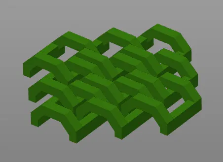 Mô hình Chainmail (giáp xích) in liền khối - Image 2