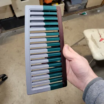 Tấm lưới thông gió nắp máy (Hood Vent) loại lớn cho xe Yamaha Enticer