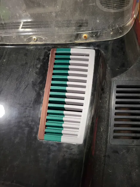 Tấm lưới thông gió nắp máy (Hood Vent) loại lớn cho xe Yamaha Enticer - Image 5