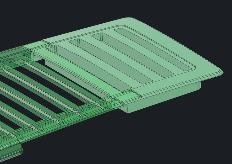 Tấm lưới thông gió nắp máy (Hood Vent) loại lớn cho xe Yamaha Enticer - Image 6