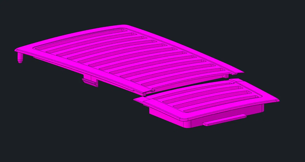 Tấm lưới thông gió nắp máy (Hood Vent) loại lớn cho xe Yamaha Enticer - Image 7